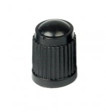 17-492 Black Plastic Valve Cap Qty/100