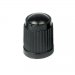 17-492 Black Plastic Valve Cap Qty/100