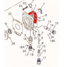 8940162151 Throttle Handle Assembly For CP7775 Series Impact Wrench 