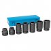 9155 1in. Drive Standard/Deep Length Impact Socket Set - With Metal Case