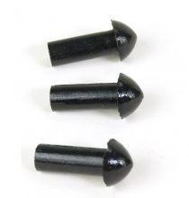 12-239 Black Mushroom Plugs Qty/1000