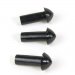 12-239 Black Mushroom Plugs Qty/1000