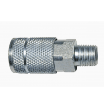 C1 1/4in. T Design x 1/4in. MNPT Steel Coupler Qty/1