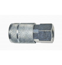 C2 1/4in. T Design x 1/4in. FNPT Steel Coupler Qty/1