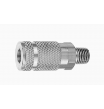 C37 1/4in. A Design x 1/4in. MNPT Steel Coupler Qty/1