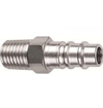 CP91 1/4in. MNPT Hi-Flo/HLVP Coupler - Steel Qty/1