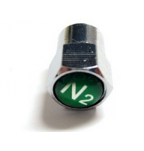 59-0021 Chrome Nitrogen Indicating Brass Valve Cap