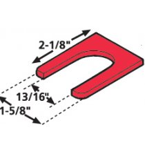 35062 Single Slot Tandem Truck Shim 1/8in. Qty/6