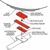 63020 Thrust Alignment Plate 2-3/8in. Width