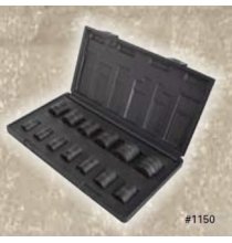 1150 1/2in. Drive 13-Piece Impact Socket Set - SAE 