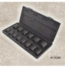 1152M 1/2in. Drive 14-Piece Standard Impact Socket Set - Metric 