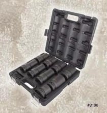 SO3190 1in. DR 9 Piece SAE Truck Impact Socket Set