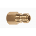 CPST17B Straight Thru Design x 1/4in. FNPT Brass Plug