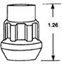 20905L 14mm x 1.5 Bulge Lock Long Qty:1