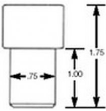 42495 Wheel Lock 1/2 Duplex Mag Qty:1