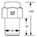 8202 7/16 Standard Mag 13/16 Hex Qty:1