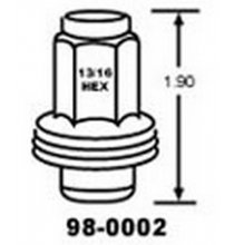 98-0002-09 14mm 1.50 Mag w/Washer Qty:1 Toyota/Lexus  