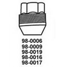 98-0019 Dual Thread Open End Lug Nut Qty:1