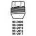 98-0019 Dual Thread Open End Lug Nut Qty:1