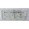 FE512100 Adhesive Wheel Weight - White