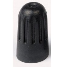 17-492L-1 Long Skirted Black Plastic Cap Qty:100