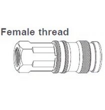 10 550 1405 Female Thread Coupling NPT 1/2in.