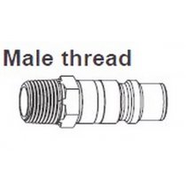 10 550 5455 Male Thread Nipple - NPT 1/2in.