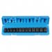 1213M 3/8in. Drive Standard Length Impact Set - In Molded Case 