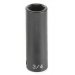 2040D 1/2in. Drive x 1-1/4in. Deep Length Fractional Impact Socket 