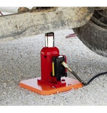 10753 20 Ton Jack Plate 12in. x 12in. x 1in. With Rope Handle - Orange