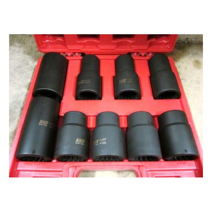 4191 No. 5 Spline Drive Truck Impact Socket Set SAE 9 Piece