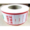 TL-101 Tire Labels - 500 Per Roll 