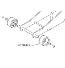 218843 Nylon Front Wheel For 7120A