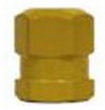 637 Aircraft Valve Cap Brass Qty 1