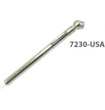 7230-USA Air/Liquid Pencil Gauge 5-45 PSI - Chrome