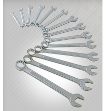 9715 14-Piece Metric Raised Panel Combo Wrench Set