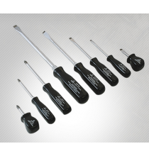 9800 8 Pc. Professional Black Screwdriver Set