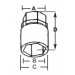 814 3/4 in. & 13/16 in. Socket Adapter QTY:1