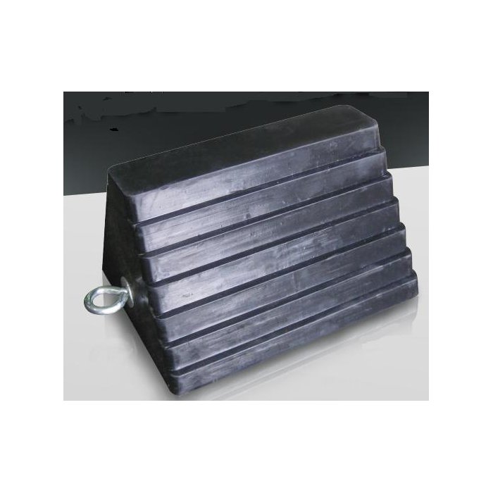 15300 Rubber Wheel Chock With Eye Bolt 10in. x 8in. x 6in.