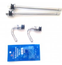 DL2FA Chrome Duallyvalve Kit - No Stabilizers