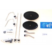 DL3FCFR Chrome Duallyvalve Kit w/Front Stems