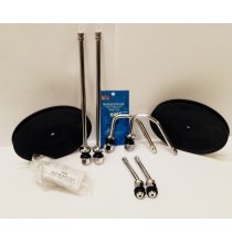 DL1SSTCFR Chrome Duallyvalve Kit w/Front Stems