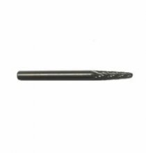 BU18TL 1/8in. Carbide Taper Burr, 3in. Overall Length 