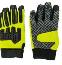 FGM-420 High-Visibility Mechanics Gloves Green/Black