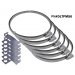 DLTPMS6 6-Pack of 6 Universal Bands & Cradles