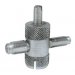 Four-Way Tool that Repairs Internal & External Threads on Air-Liquid Valve Spuds